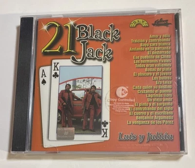 Luis y Julian 21 Black Jack Cd SEALED Regional Mexican Spanish Latin Foto 1 de 3