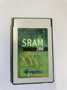 Carte flash linéaire Pretec 2 Mo PCMCIA / JEIDA / PC 68 broches Intel SII + F23020 - Photo 1/2