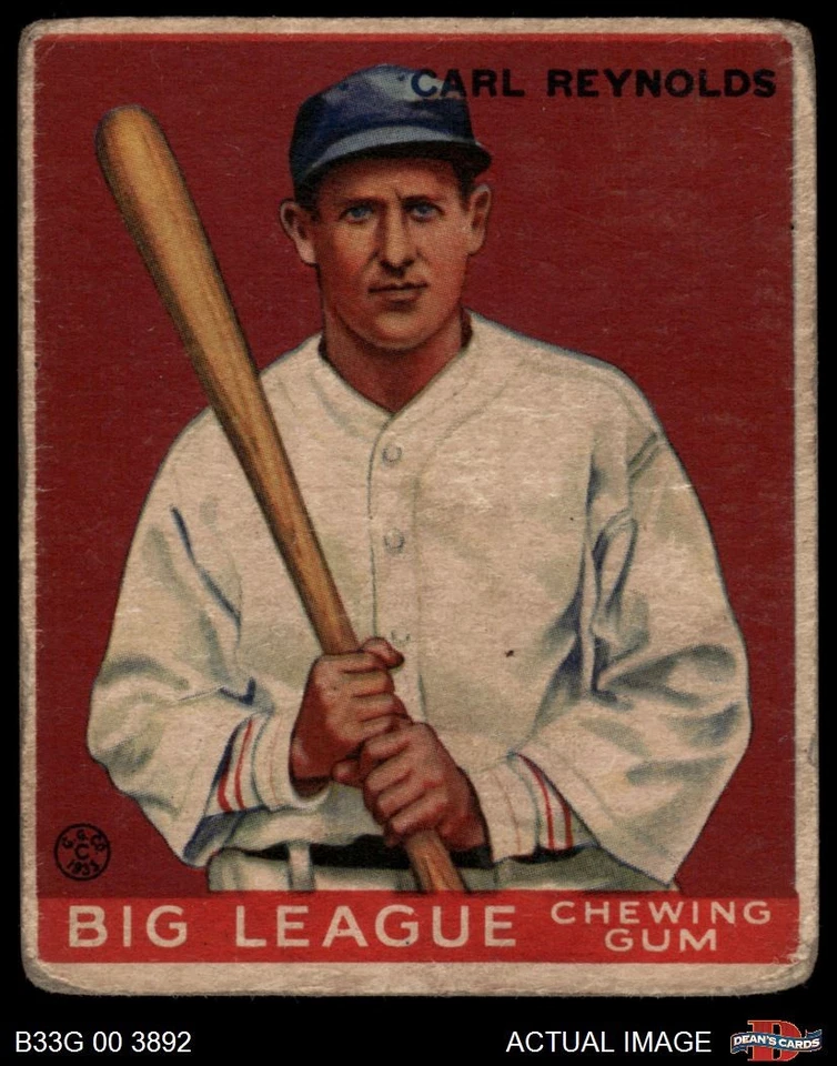 1933 Goudey #120 Carl Reynolds Browns 1 - POOR - Image 1 of 1