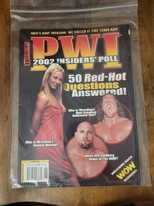 JUNE 2002 PRO WRESTLING ILLUSTRATED MAGAZINE GOLDBERG TRIPLE H STACY KEIBLER - Picture 1 of 2