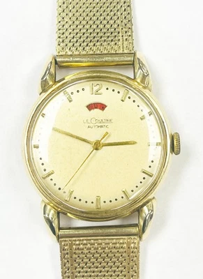 Reloj para hombre LeCoultre Power Reserve automático vintage años 50 hecho en Suiza oro 14k Foto 1 de 4