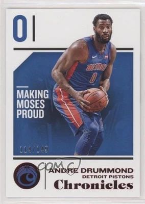 2018-19 Panini Chronicles Red /149 Andre Drummond #4 - Image 1 of 2