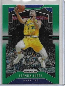 2019-20 Panini Prizm Green Prizm Stephen Curry #98 - Picture 1 of 2