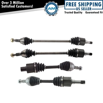 CV Axle Shaft Assembly Set Fits 2007-2009 Chevrolet Equinox Pontiac Torrent - Image 1 of 4