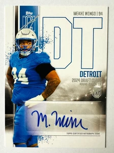 2024 Topps Signature Class Mekhi Wingo AUTO RC Lions Rookie! - Picture 1 of 3