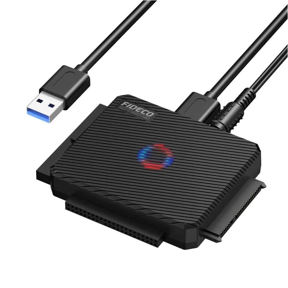 SATA & IDE Adapter USB 3.0 - Hohe Übertragungsgeschwindigkeit und Plug-and-Play - Bild 1 von 1