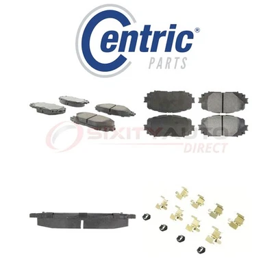 Centric Semi Metallic Brake Pads w Shim for 2012-2017 Toyota Yaris 1.5L L4 - jh Foto 1 de 4