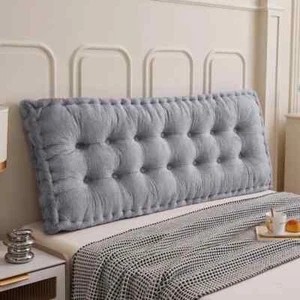 Solid Color Cushion Winter Long Thick Sofa Seat Cushion Mat Home Office Decor - Picture 1 of 17
