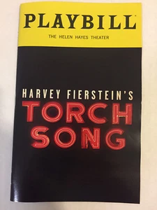 TORCH SONG PLAYBILL BOOK TEATRO NUEVA YORK ENERO 2019 MICHAEL URIE - Imagen 1 de 2