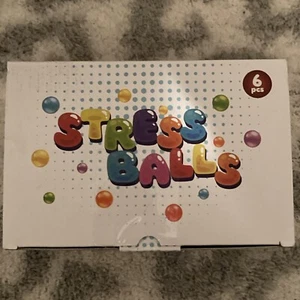 Stress Balls Set, Squishy Stress Ball, 6 Pack Squeeze Ball for Adults, Autism - Picture 1 of 5