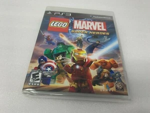 LEGO Marvel Super Heroes (PlayStation 3, 2013) PS3 Brand New Sealed Black Label - Picture 1 of 4