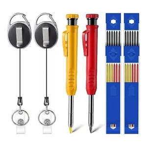 Carpenter Pencil with Retractable Stand, Great for Woodworking Architects M6F1 - Picture 1 of 6