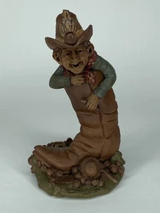 Tom Clark Boots 1983 Cowboy Gnome Rustic Figurine #52 Vintage Sculpture EUC - Picture 1 of 14