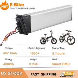 48V 10Ah E bike Lithium-ion Battery For SAMEBIKE 20lvxd30 Electric Bicycle Ebike - Picture 1 of 20