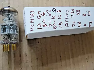 Telefunken Diamond Bet Pins E88CC 6922 Q GEBRAUCHT Valve Tube AT1000 getestet JUL19K - Bild 1 von 3