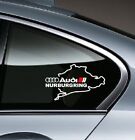 Autocollant voiture SUV autocollant voiture pour fenêtre Audi, autocollants carrosserie Nürburgring