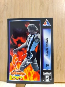 GAVIN BROWN🏆94 Series AFLPA #19 MAGPIES AFL Trading Card 🏆FREE POST  - Picture 1 of 2