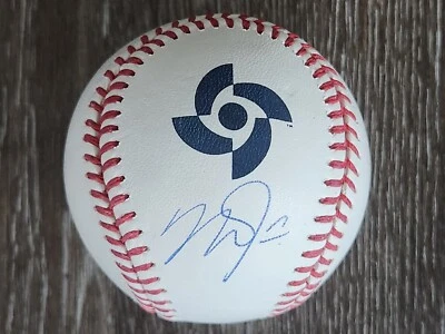 Mike Trout 2023 WBC Team USA Captain Signed World Baseball Classic - Beckett LOA - Image 1 of 4