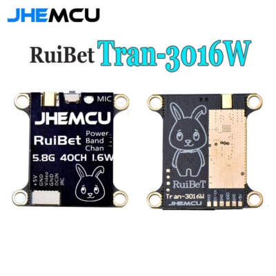 JHEMCU Tran-3016W 5.8G 1.6W VTX - Adjustable FPV Transmitter for RC Drones - Image 1 of 4