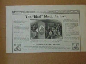 Pubblicità stampa vintage IDEALE Lanterna Magica - Foto 1 di 1