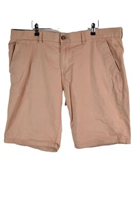 F&F Mens Cotton Pink Chino Cargo Shorts Size W42 Big Size Summer Holiday Beach - Picture 1 of 8