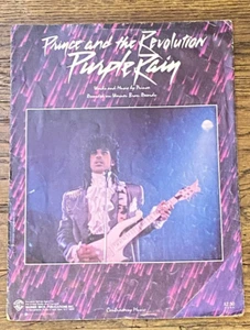 PURPLE RAIN Prince & The Revolution (Piano Vocal Guitar) Sheet Music 1984 - Picture 1 of 2