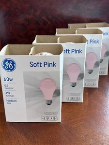 GE - "Specialty/Decorative" - 60w - Soft Pink Light Bulbs - Multi Packs - Picture 1 of 2