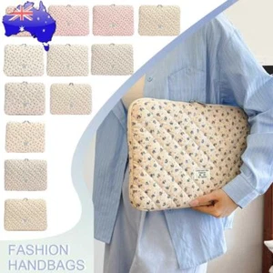 Flower Printed Laptop Sleeve Quilted Laptop Case for 11-15 Inch Laptop Tablet - Afbeelding 1 van 21