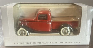1953 Ford Red Pick Up Truck Speccast Die Cast Metal Collector Bank 1/24 - Picture 1 of 11