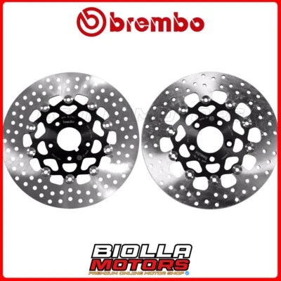 KIT DISCHI FRENO BREMBO HARLEY DAVIDSON FXSTS SOFTAIL SPRINGER 1450 2002 ANTERIO Foto 1 de 4
