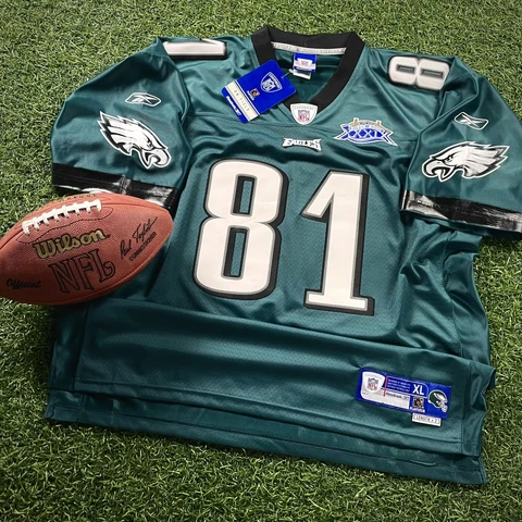 2004 Reebok NFL Authentic Jersey Philadelphia Eagles Terrell Owens Super Bowl Cover