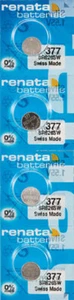 4 x Renata 377 Watch Batteries, SR626SW Battery | Shipped from USA - Picture 1 of 1