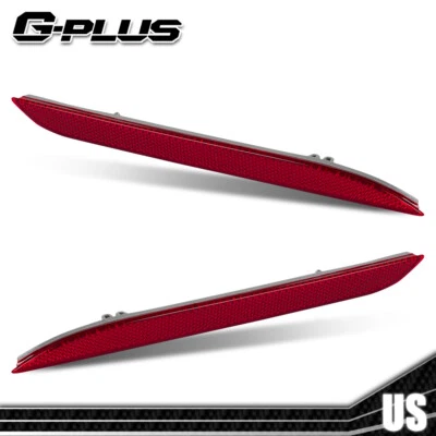 Rear Bumper Reflector Left+Right Side Fit For 2015-2017 Ford Mustang Coupe Foto 1 de 4