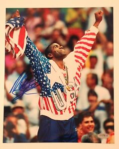 Magic Johnson 1992 Olympics signed 8x10 Photo Steiner