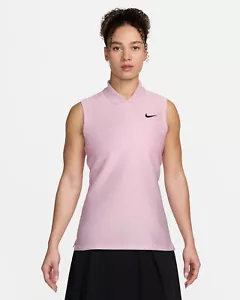 NIKE Women's Dri-FIT Victory Golf Polo Shirt NWT Pink Size X-Large FD6708-663 - Picture 1 of 7