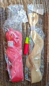 Pre-Stretched Braiding Hair Extensions Hot Water Setting 30" 3 Pink/3 Blonde - Picture 1 of 5