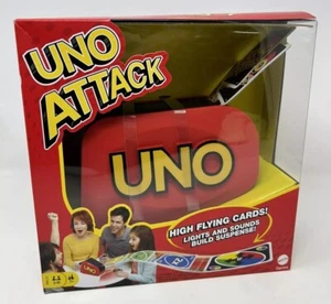 JUEGO DE CARTAS ELECTRÓNICAS UNO ATTACK MATTEL NOCHE FAMILIAR - ¡NUEVO! - Imagen 1 de 6