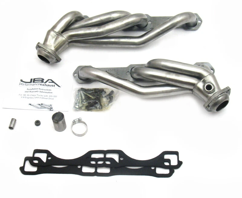 JBA para Chevrolet Blazer 92-95 5,0 L/5,7 L sin A.I.R. Primary Raw 409SS de 1-1/2 pulgada Foto 1 de 4