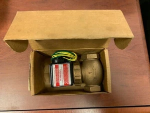 J.D. Gould M-3V - 1" NPT Bronze Solenoid Valve 120V New - Picture 1 of 4