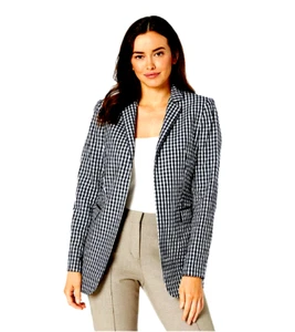 TOMMY HILFIGER Women's Gingham Long Open Jacket Size 12 MSRP $ 139 - Bild 1 von 4