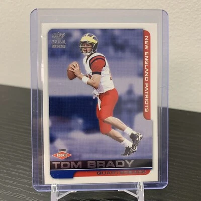 2000 Pacific Paramount Tom Brady Card Rookie RC New England Patriots #138 - Image 1 of 2
