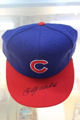 BILLY WILLIAMS SIGNED CHICAGO CUBS NEW ERA PRO MODEL HAT SIZE 7 AUTOGRAPH - Image 1 of 3