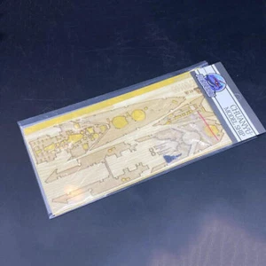 Wooden Deck Masking Sheet for Flyhawk FH1160S HMS Hood 1941 1/700 Ship Models # - Picture 1 of 4