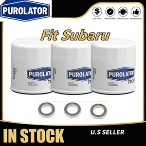 3 Pack - For Subaru Engine Oil Filter & Crush Gasket All 6 Cyl OE DIRECT FIT - Picture 1 of 6