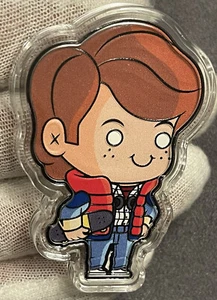 Moneda de plata Niue Back to the Future Marty McFly 2020 de 1 oz - Imagen 1 de 9