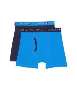 Tommy Hilfiger 298558 Kids Solid 2-Pack Boxer Briefs Size XL (16-18 Big Kid) - Picture 1 of 2