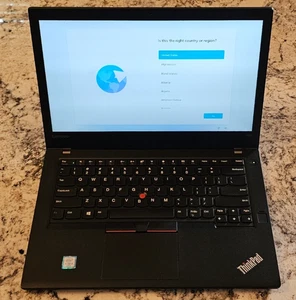 Lenovo Thinkpad T470 14.0" FHD I5-6200U 1TB HDD 4GB RAM Windows 11 Pro - Picture 1 of 5