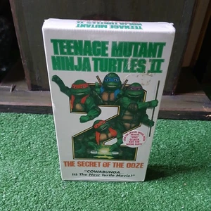 TEENAGE MUTANT NINJA TURTLES II: THE SECRET OF THE OOZE VHS, FACTORY SEALED READ - Picture 1 of 13