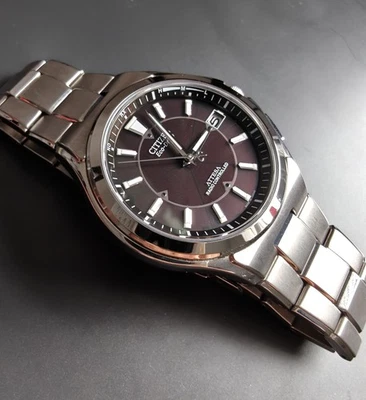 Citizen Attesa Titanium Radio-Controlled Watch H110-T011331 - Image 1 of 4