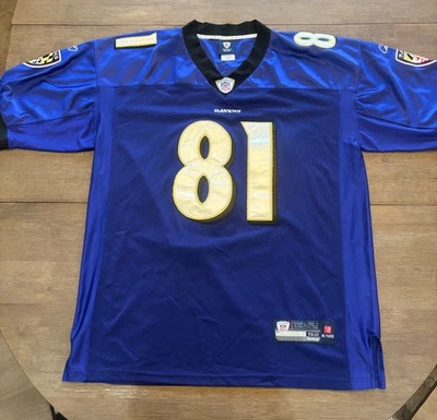 Camiseta púrpura Reebok Baltimore Ravens Anquan Boldin #81 NFL. Talla 52 Foto 1 de 4